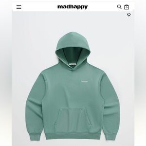 madhappy classics fleece hoodie in fir